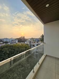 Balcony Image of 600 Sq.ft 1 BHK Apartment / Flat for rent in Indira Nagar Bengaluru for Rs. 30000