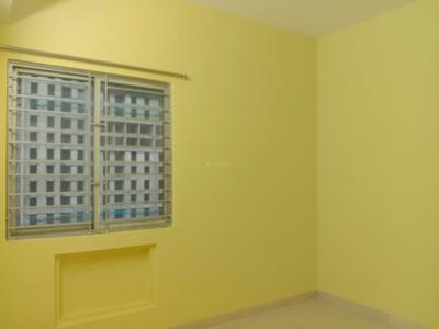Bedroom Image of 680 Sq.ft 2 BHK Apartment / Flat for rent in Shapoorji Pallonji Shukhobrishti, New Town Kolkata for Rs. 14000