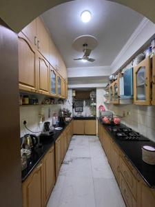 Kitchen Image of 1200 Sq.ft 2 BHK Apartment / Flat for rent in Sarve Satyam Apartment, Sector 4 Dwarka New Delhi for Rs. 40000