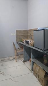 Kitchen Image of 1000 Sq.ft 1 BHK Builder Floor for rent in Mahalakshmi Nagar Indore for Rs. 16000
