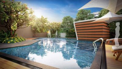 Balcony Image of 996 Sq.ft 2 BHK Apartment / Flat for sale in Krisala 41 Cosmo, Tathawade Pune for Rs. 5300000