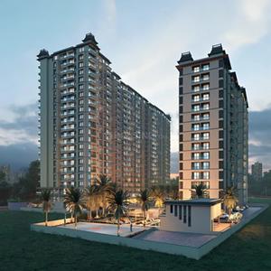 Image of 1250 Sq.ft 3 BHK Apartment / Flat for sale in Nexus Skydale, Tathawade, Pune for Rs. 8200000