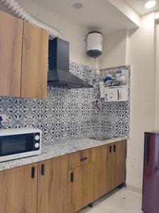 Kitchen Image of 650 Sq.ft 1 RK Independent House for rent in CGHS Urban Green, Sector 39 Gurgaon for Rs. 25000