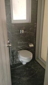 Bathroom Image of 700 Sq.ft 1 BHK Apartment / Flat for sale in Aurum Q Residences, Ghansoli Navi Mumbai for Rs. 14000000