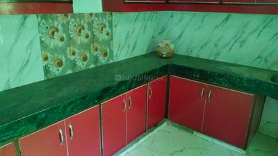 Kitchen Image of 1100 Sq.ft 2 BHK Builder Floor for rent in Mahmoorganj Varanasi for Rs. 15000