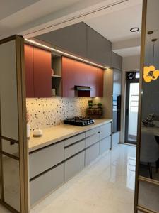 Kitchen Image of 1150 Sq.ft 3 BHK Apartment / Flat for sale in Om Shanti Dharti Heights, Parel Mumbai for Rs. 41000000