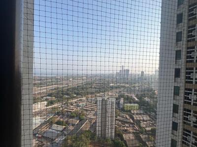 Balcony Image of 1700 Sq.ft 3 BHK Apartment / Flat for rent in Peninsula Celestia Spaces, Parel Mumbai for Rs. 220000