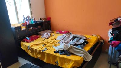 Bedroom Image of 950 Sq.ft 1 BHK Apartment / Flat for rent in Shiv Pooja Apartment, Wakad Pune for Rs. 17000