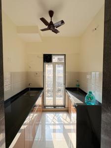 Kitchen Image of 542 Sq.ft 1 BHK Apartment / Flat for rent in Larkins Nest, Kasarvadavali Thane for Rs. 25000