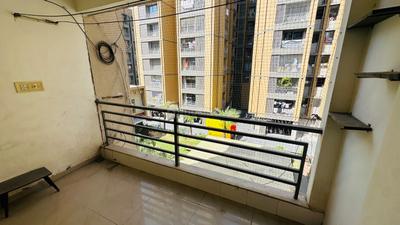 Balcony Image of 1076 Sq.ft 2 BHK Apartment / Flat for rent in Balmukund Heights, Kudasan Gandhinagar for Rs. 24000