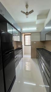 Kitchen Image of 1360 Sq.ft 3 BHK Apartment / Flat for rent in Runwal Sanctuary, Mulund West Mumbai for Rs. 80000