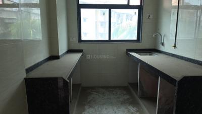 Kitchen Image of 672 Sq.ft 2 BHK Apartment / Flat for sale in Shree Crest And Celestia, Mulund East Mumbai for Rs. 13000000