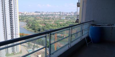 Balcony Image of 1700 Sq.ft 3 BHK Apartment / Flat for sale in Paranjape Blue Ridge, Hinjawadi Pune for Rs. 18000000
