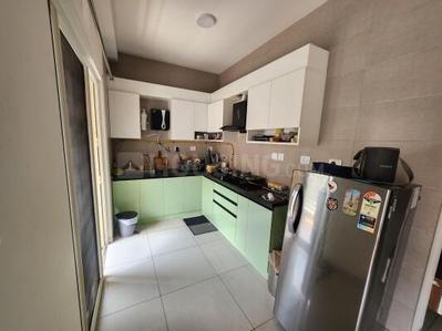 Kitchen Image of 1150 Sq.ft 2 BHK Builder Floor for rent in Sobha Dream Gardens, Thanisandra Bengaluru for Rs. 45000