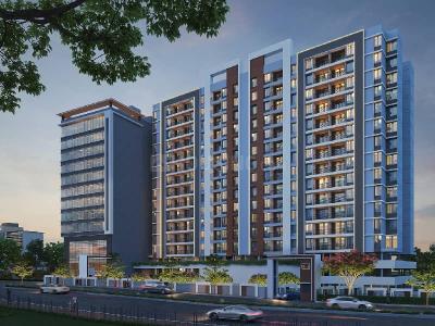Image of 1080 Sq.ft 2 BHK Apartment / Flat for sale in Kondhwa, Pune for Rs. 6700000