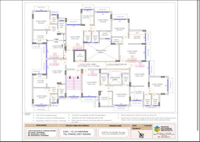 Floor Plan Image of 610 Sq.ft 1 BHK Apartment / Flat for sale in Harigram Navi Mumbai for Rs. 4000000