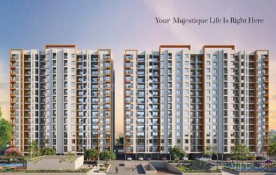 Building Image of 1009 Sq.ft 2 BHK Apartment / Flat for sale in Majestique Rhythm County Phase V, Handewadi Pune for Rs. 6300000