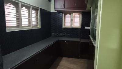 Kitchen Image of 1200 Sq.ft 2 BHK Builder Floor for rent in Kalkere Bengaluru for Rs. 25000