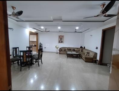 Living Room Image of 1800 Sq.ft 3 BHK Apartment / Flat for rent in Patel Nagar New Delhi for Rs. 85000