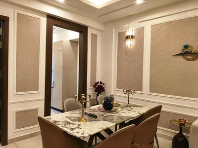 Dining Area Image of 1600 Sq.ft 3 BHK Builder Floor for rent in Trehan Luxury Floors 71, Sector 71 Gurgaon for Rs. 46000