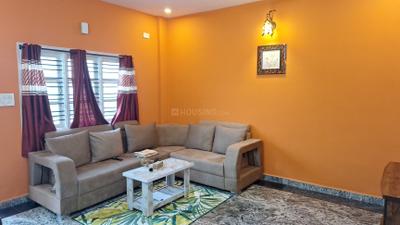 Living Room Image of 1050 Sq.ft 2 BHK Builder Floor for rent in Hulimavu Bengaluru for Rs. 28000