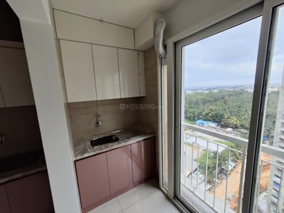 Kitchen Image of 670 Sq.ft 1 BHK Apartment / Flat for rent in Sobha Dream Gardens, Thanisandra Bengaluru for Rs. 32000