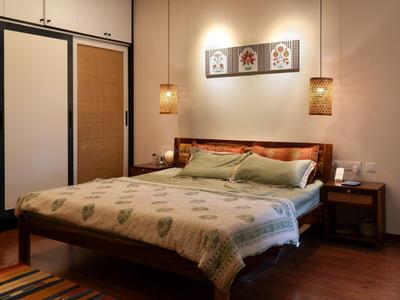 Bedroom Image of 2250 Sq.ft 3 BHK Apartment / Flat for rent in JRC Wildwoods, Gattahalli Bengaluru for Rs. 89000
