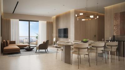 Hall Image of 1100 Sq.ft 2 BHK Apartment / Flat for sale in Rustomjee Vista Bay, Sewri Mumbai for Rs. 34000000