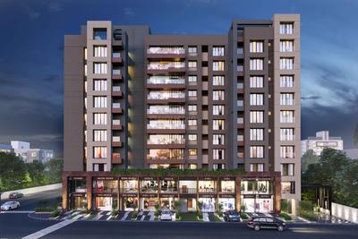 Image of 1870 Sq.ft 3 BHK Apartment / Flat for sale in Shree Ram Supath Enclave, Adajan Gam, Surat for Rs. 8800000