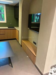 Kitchen Image of 650 Sq.ft 1 BHK Apartment / Flat for rent in Cooke Town Bengaluru for Rs. 50000