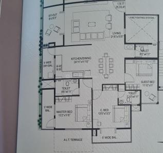 Image of 2174 Sq.ft 3 BHK Apartment / Flat for sale in Suyojit Baug, D. K. Nagar, Nashik for Rs. 17000000