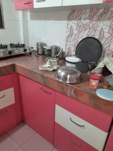 Kitchen Image of 650 Sq.ft 1 BHK Independent House for rent in Kopar Khairane Navi Mumbai for Rs. 35000