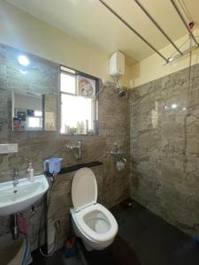 Bathroom Image of 275 Sq.ft 1 RK Apartment / Flat for rent in Nyati Elysia, Kharadi Pune for Rs. 25000