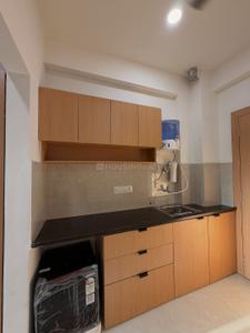 Kitchen Image of 500 Sq.ft 1 BHK Builder Floor for rent in Scheme 78 Indore for Rs. 14500