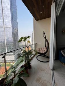Balcony Image of 1500 Sq.ft 4 BHK Apartment / Flat for sale in Runwal Reserve, Worli Mumbai for Rs. 102500000