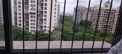 Balcony Image of 425 Sq.ft 1 BHK Duplex for rent in Kumar Pebble Park, Hadapsar Pune for Rs. 26000
