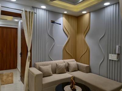 Living Room Image of 650 Sq.ft 2 BHK Builder Floor for rent in S Gambhir Prope X Luxury Floors, Dwarka Mor New Delhi for Rs. 24500