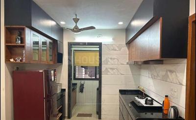 Kitchen Image of 1841 Sq.ft 3 BHK Apartment / Flat for rent in Avadh Carolina, Dumas Surat for Rs. 48000