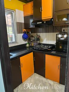 Kitchen Image of 1100 Sq.ft 3 BHK Apartment / Flat for sale in Kalikapur, EM Bypass Kolkata for Rs. 6700000