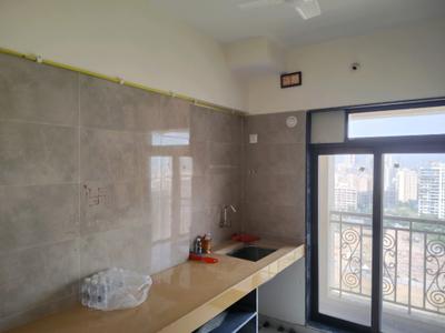 Kitchen Image of 580 Sq.ft 1 BHK Apartment / Flat for rent in Cosmos Jewels, Thane West Thane for Rs. 25000