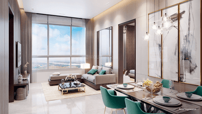 Image of 879 Sq.ft 2 BHK Apartment / Flat for sale in Godrej Varanya Phase 2, Kharghar, Navi Mumbai for Rs. 21589786