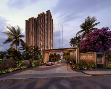 Image of 1080 Sq.ft 3 BHK Apartment / Flat for sale in Supreme Boulevard Chembur Wing B, Chembur, Mumbai for Rs. 43100000