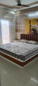 Bedroom Image of 1200 Sq.ft 3 BHK Apartment / Flat for rent in Sahjanand Nexus 5, Karmnagri Society Nadiad for Rs. 11000