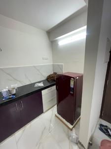 Kitchen Image of 850 Sq.ft 2 BHK Apartment / Flat for rent in Mojika Ultima, Jagatpura Jaipur for Rs. 19000