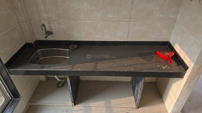 Kitchen Image of 440 Sq.ft 1 BHK Apartment / Flat for sale in Krishna Kunj, Ghansoli Navi Mumbai for Rs. 8900000