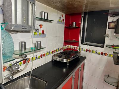 Kitchen Image of 500 Sq.ft 1.5 BHK Apartment / Flat for rent in Thane West Thane for Rs. 25000