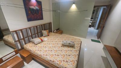Bedroom Image of 750 Sq.ft 2 BHK Apartment / Flat for rent in Eklingji Radhe Skyline, Sanand Ahmedabad for Rs. 25000