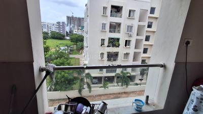 Balcony Image of 1300 Sq.ft 2 BHK Apartment / Flat for rent in Paramount Hill County, Kondapur Hyderabad for Rs. 40000