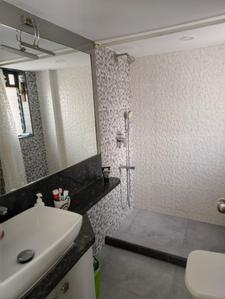 Bathroom Image of 750 Sq.ft 2 BHK Apartment / Flat for rent in Akshita Avenue, Borivali West Mumbai for Rs. 55000