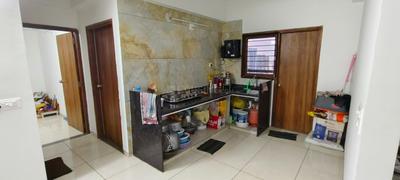 Kitchen Image of 713 Sq.ft 2 BHK Apartment / Flat for sale in Shlok Heights, Tragad Ahmedabad for Rs. 6100000